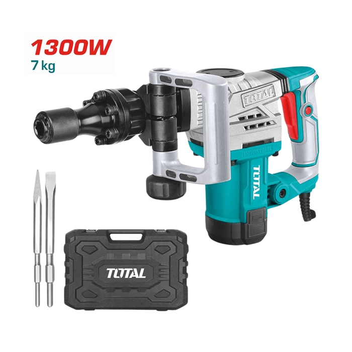 MARTILLO DEMOLEDOR HEXAGONAL 1300W INDUSTRIAL- TOTAL TH2130016