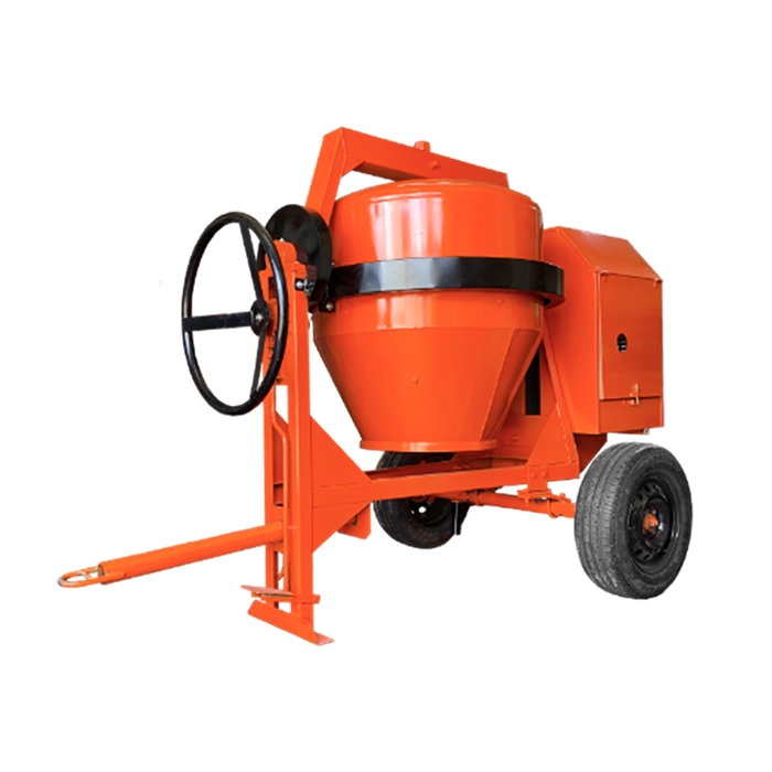 MEZCLADORA DE CONCRETO TIPO TROMPO DE 5P3 DOBLE PIÑÓN 
